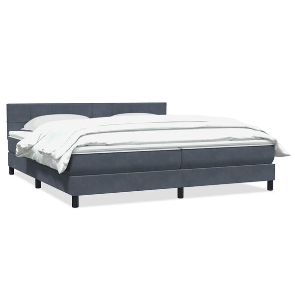 vidaXL &Kappa;&rho;&epsilon;&beta;ά&tau;&iota; Boxspring &mu;&epsilon; &Sigma;&tau;&rho;ώ&mu;&alpha; &Sigma;&kappa;&omicron;ύ&rho;&omicron; &Gamma;&kappa;&rho;&iota; 180x210 &epsilon;&kappa;. &Beta;&epsilon;&lambda;&omicron;ύ&delta;&iota;&nu;&omicron;