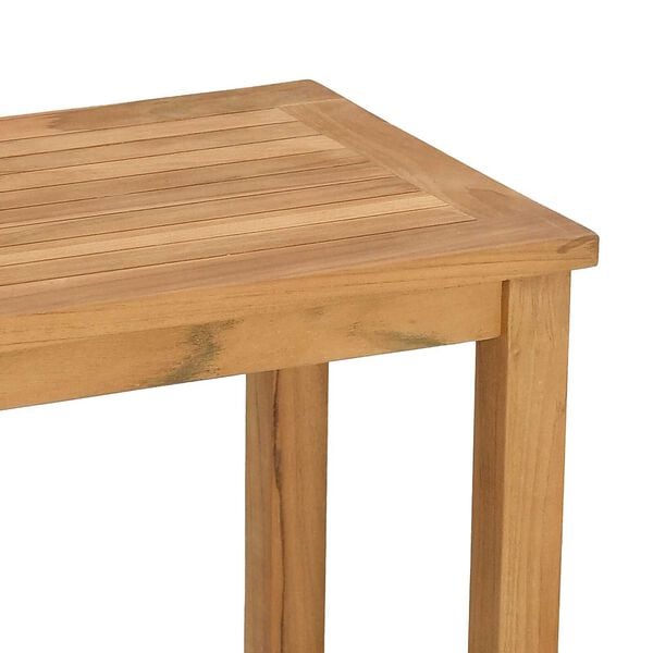 vidaXL Τραπέζι κονσόλας Καφέ 85 x 35 x 75 εκ Μασίφ ξύλο teak