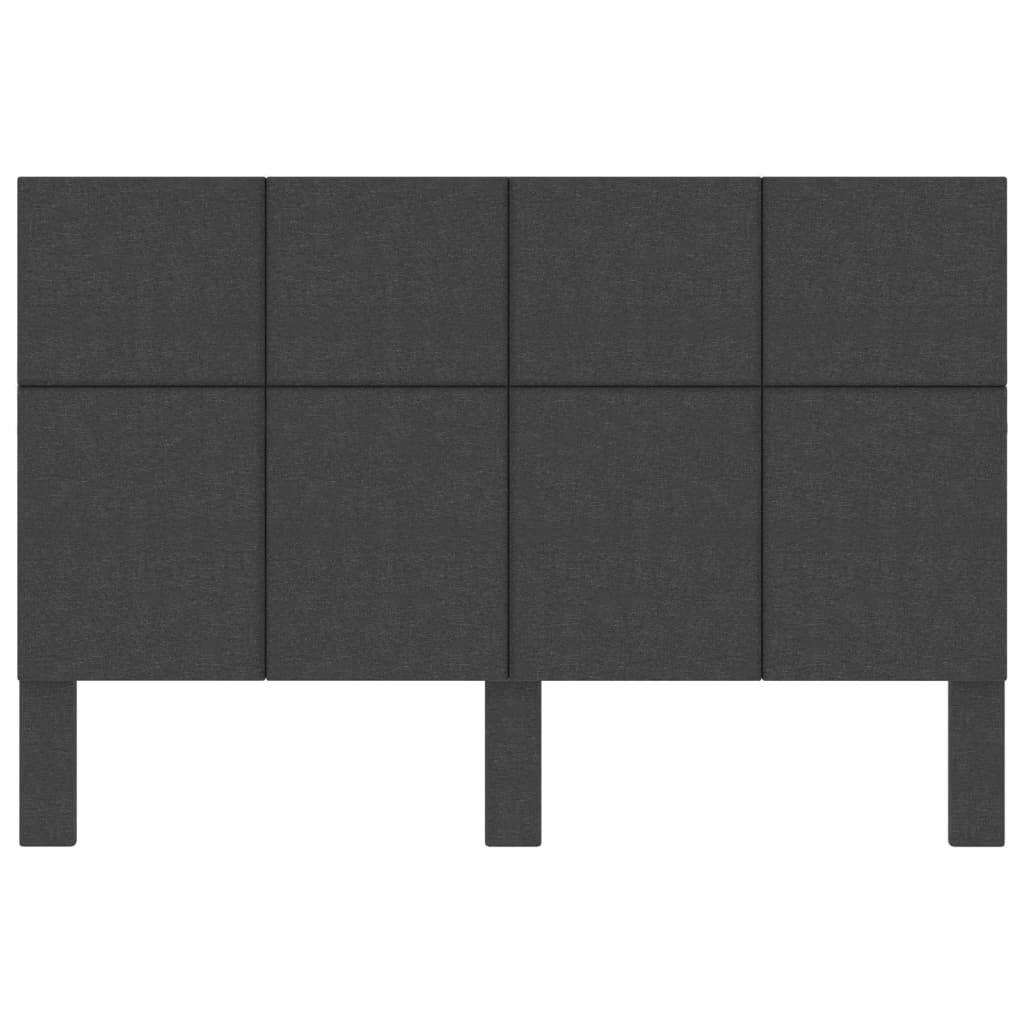 vidaXL Κεφαλάρι Σκούρο Γκρι 140 x 200 εκ. Υφασμάτινο