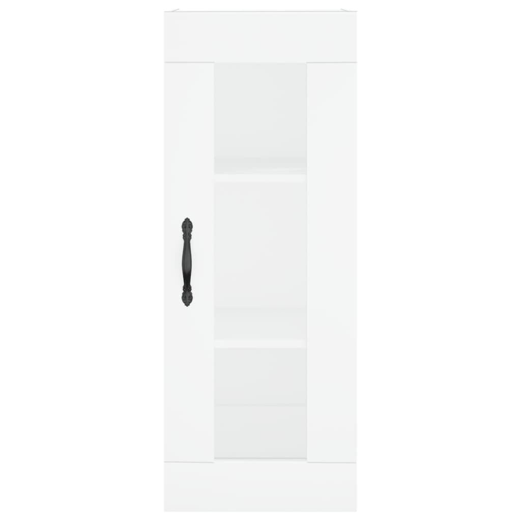 vidaXL Ντουλάπι Λευκό 34,5 x 34 x 180 εκ. από Επεξεργασμένο Ξύλο