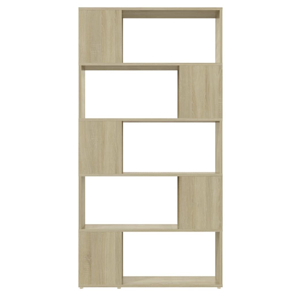 vidaXL Βιβλιοθήκη/Διαχωριστικό Χώρου Sonoma Δρυς 80x24x155 εκ. Μοριοσ.