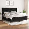 vidaXL &Kappa;&rho;&epsilon;&beta;ά&tau;&iota; Boxspring &mu;&epsilon; &Sigma;&tau;&rho;ώ&mu;&alpha; &Mu;&alpha;ύ&rho;&omicron; 180x200 &epsilon;&kappa;. &Upsilon;&phi;&alpha;&sigma;&mu;ά&tau;&iota;&nu;&omicron;