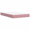 vidaXL &Kappa;&rho;&epsilon;&beta;ά&tau;&iota; Boxspring &mu;&epsilon; &Sigma;&tau;&rho;ώ&mu;&alpha; &Rho;&omicron;&zeta; 120x200 &epsilon;&kappa;. &Beta;&epsilon;&lambda;&omicron;ύ&delta;&iota;&nu;&omicron;