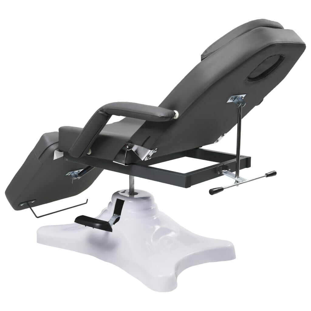 vidaXL Κρεβάτι - Πολυθρόνα Αισθητικής Γκρι 180 x 62 x (86,5-118) εκ.