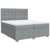 vidaXL &Kappa;&rho;&epsilon;&beta;ά&tau;&iota; Boxspring &mu;&epsilon; &Sigma;&tau;&rho;ώ&mu;&alpha; &Alpha;&nu;&omicron;&iota;&chi;&tau;ό &Gamma;&kappa;&rho;&iota; 200x200 &epsilon;&kappa;. &Upsilon;&phi;&alpha;&sigma;&mu;ά&tau;&iota;&nu;&omicron;