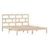 vidaXL Πλαίσιο Κρεβατιού 180 x 200 εκ. Μασίφ Ξύλο Super King Size