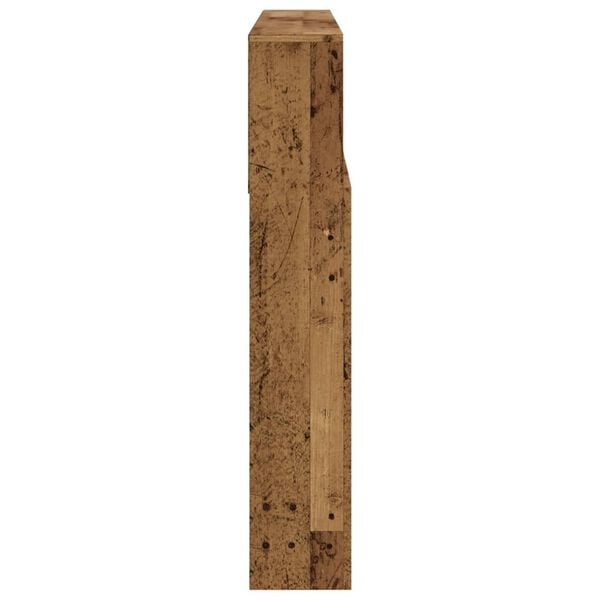 vidaXL Ντουλάπι κεφαλάρι Παλιό ξύλο 140x19x103,5 cm