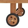 vidaXL Ξαπλώστρα από Μασίφ Ξύλο Teak