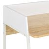 vidaXL Γραφείο Λευκό / Χρώμα Δρυός 90 x 60 x 88 εκ.