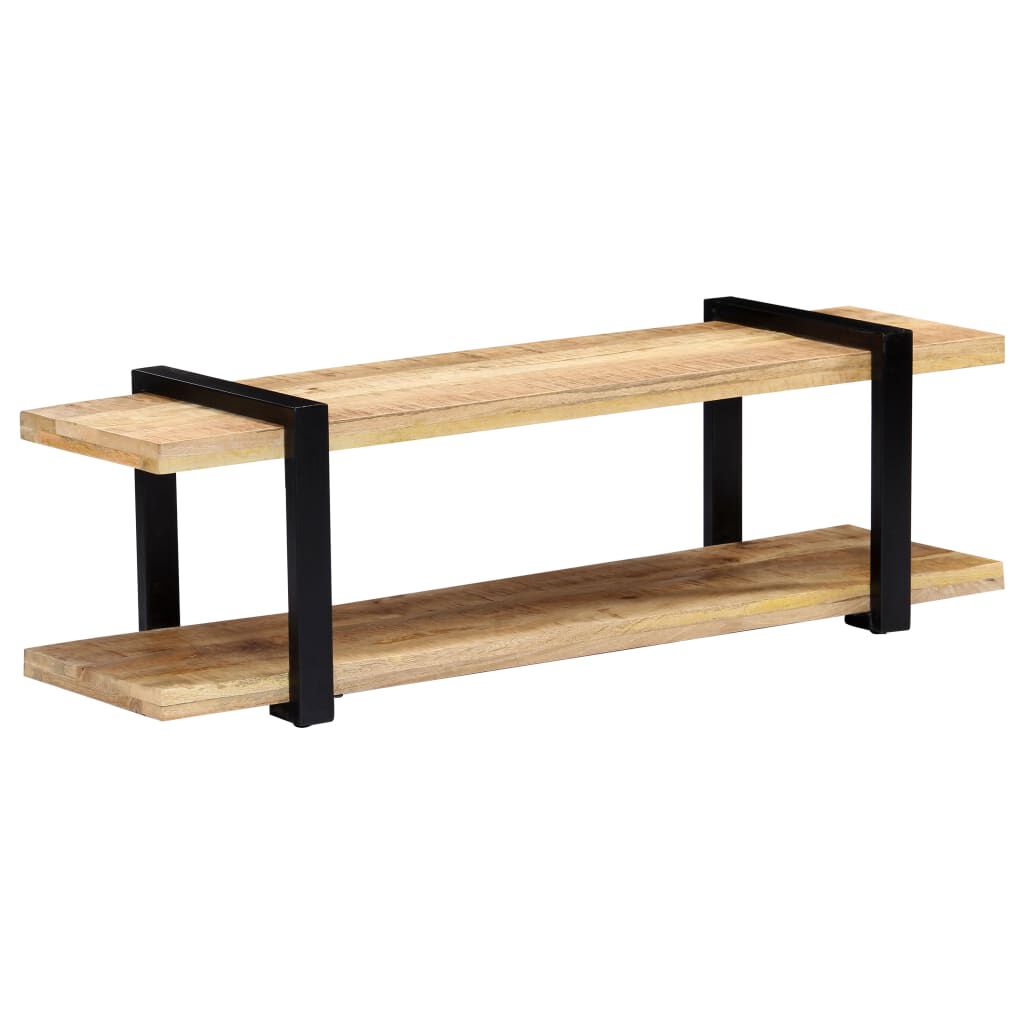 vidaXL Έπιπλο Τηλεόρασης 130 x 40 x 40 εκ. από Μασίφ Ξύλο Μάνγκο