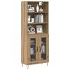 vidaXL Highboard 2 pcs Artisan Oak &Epsilon;&pi;&epsilon;&xi;&epsilon;&rho;&gamma;&alpha;&sigma;&mu;έ&nu;&omicron; &xi;ύ&lambda;&omicron;