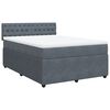 vidaXL &Kappa;&rho;&epsilon;&beta;ά&tau;&iota; Boxspring &mu;&epsilon; &Sigma;&tau;&rho;ώ&mu;&alpha; &Sigma;&kappa;&omicron;ύ&rho;&omicron; &Gamma;&kappa;&rho;&iota; 140x190 &epsilon;&kappa;. &Beta;&epsilon;&lambda;&omicron;ύ&delta;&iota;&nu;&omicron;