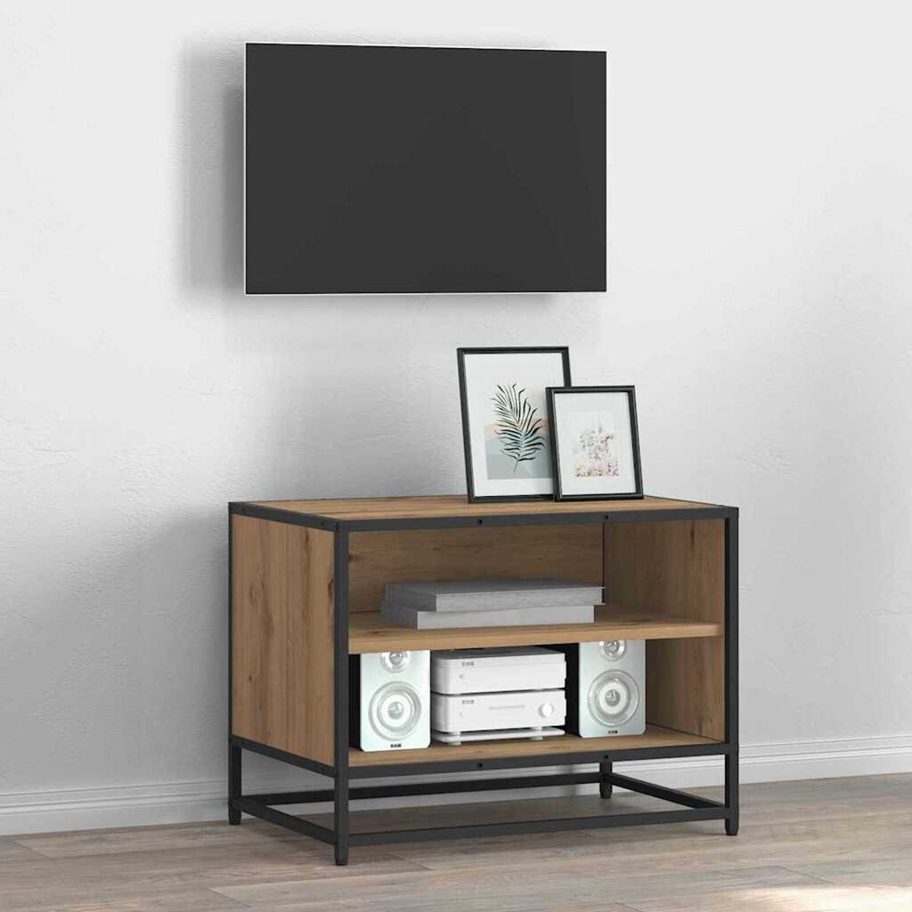vidaXL Ντουλάπι TV artisan δρυς 61 x 40 x 46 εκ Επεξεργασμένο ξύλο