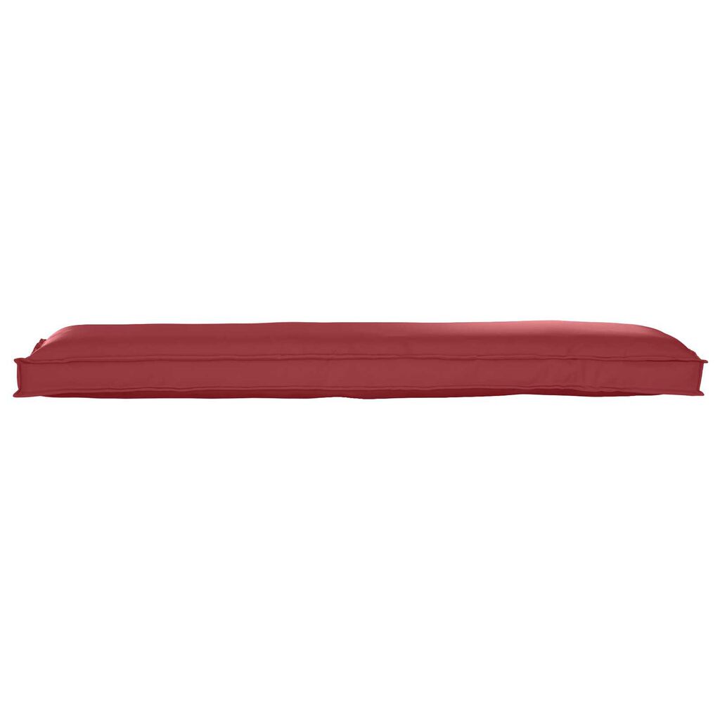 vidaXL Μαξιλάρι Παλέτας για Πάγκο Μπορντό 150x40x7 cm, Ύφασμα Oxford