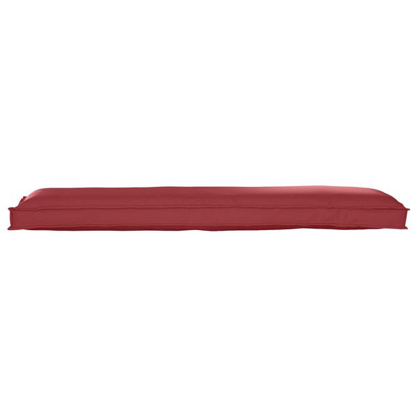 vidaXL Μαξιλάρι Παλέτας για Πάγκο Μπορντό 150x40x7 cm, Ύφασμα Oxford