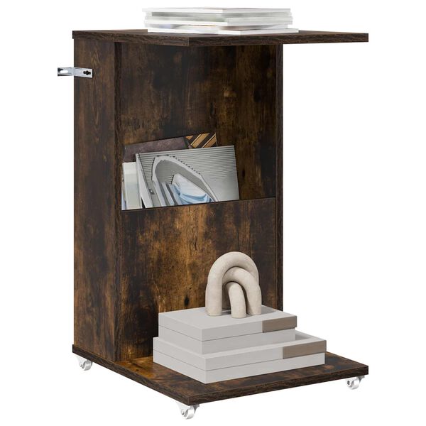 vidaXL &Tau;&rho;&alpha;&pi;&epsilon;&zeta;ά&kappa;&iota; &Pi;&lambda;&epsilon;&upsilon;&rho;ά&sigmaf; &mu;&epsilon; &tau;&rho;&omicron;&chi;&omicron;ύ&sigmaf; &Kappa;&alpha;&pi;&nu;&iota;&sigma;&tau;ό &Delta;&rho;ύ&sigmaf; 40 x 35 x 60 &epsilon;&kappa;.