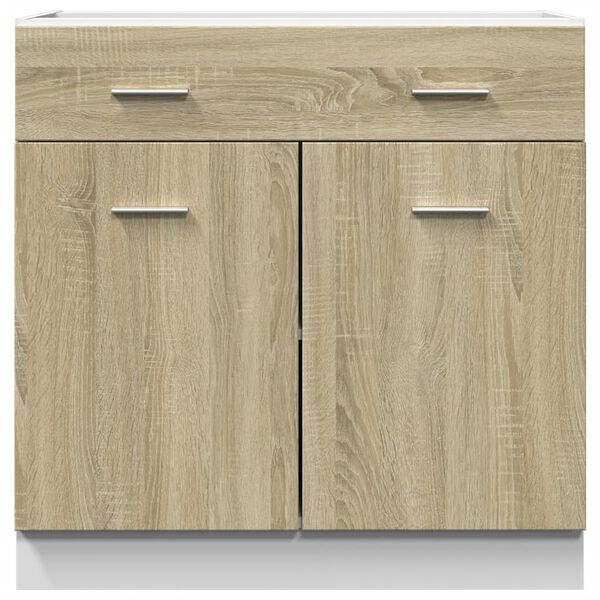 vidaXL Ντουλάπι με Συρτάρι Lyon Sonoma Δρυς 80x46x81,5 εκ. Επεξ. Ξύλο