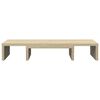 vidaXL Βάση Οθόνης Ρυθμιζ. Sonoma Δρυς 60x24x10,5 εκ. Επεξεργ. Ξύλο