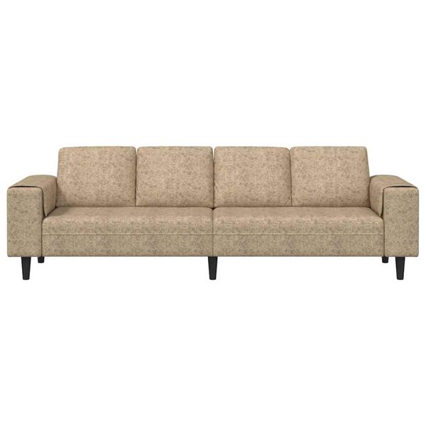 vidaXL Σετ Καναπέ Ανοιχτό γκρι Ψεύτικο σουέτ δέρμα