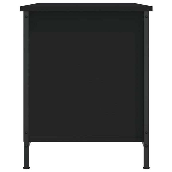 vidaXL Έπιπλο Τηλεόρασης Μαύρο 80 x 40 x 50 εκ. από Επεξεργασμένο Ξύλο