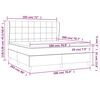 vidaXL &Kappa;&rho;&epsilon;&beta;ά&tau;&iota; Boxspring &mu;&epsilon; &Sigma;&tau;&rho;ώ&mu;&alpha; &Alpha;&nu;&omicron;&iota;&chi;&tau;ό &Gamma;&kappa;&rho;&iota; 180x200 &epsilon;&kappa;. &Upsilon;&phi;&alpha;&sigma;&mu;ά&tau;&iota;&nu;&omicron;