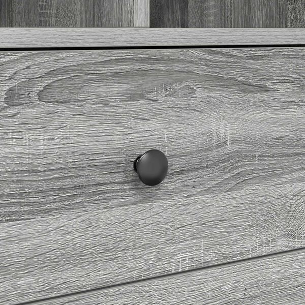 vidaXL Γραφείο με αποθηκευτικό χώρο 2 pcs Γκρι sonoma 60 x 50 x 76 εκ.