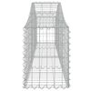 vidaXL Συρματοκιβώτια Τοξωτά 2 τεμ. 200x30x40/60 εκ. Γαλβαν. Ατσάλι