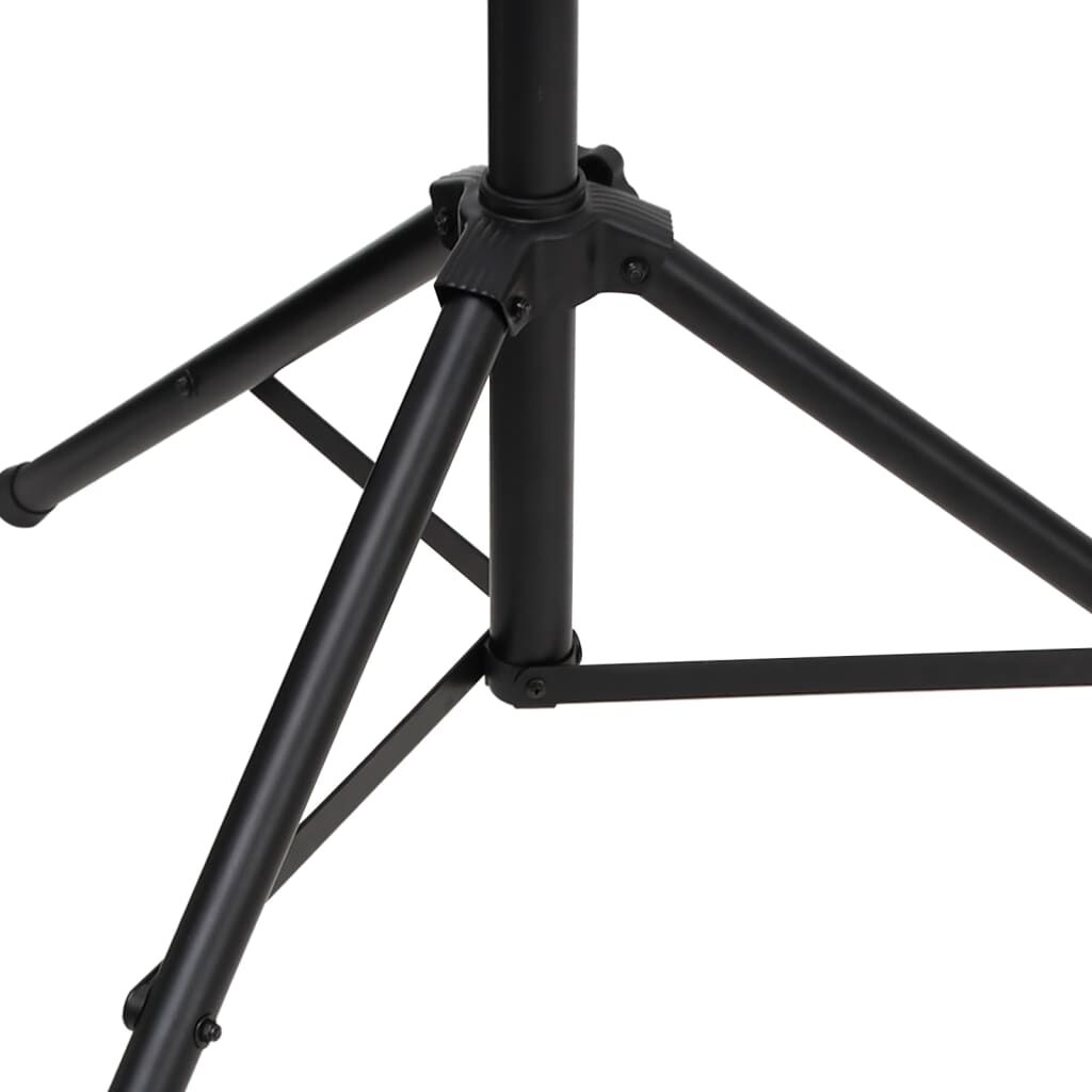 vidaXL Βάση Φωτισμού Μαύρη 338 x 115 x (180-300) εκ. Ατσάλινη