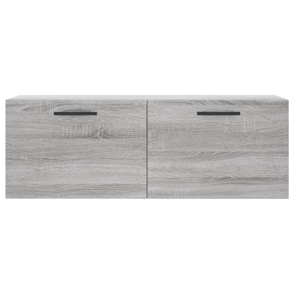 vidaXL Ντουλάπι Τοίχου Γκρι Sonoma 100x36,5x35 εκ. Επεξεργασμένο Ξύλο
