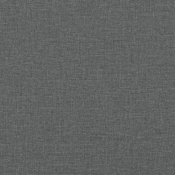 vidaXL Κρεβάτι Boxspring με Στρώμα Σκούρο Γκρι 160x200 εκ Υφασμάτινο