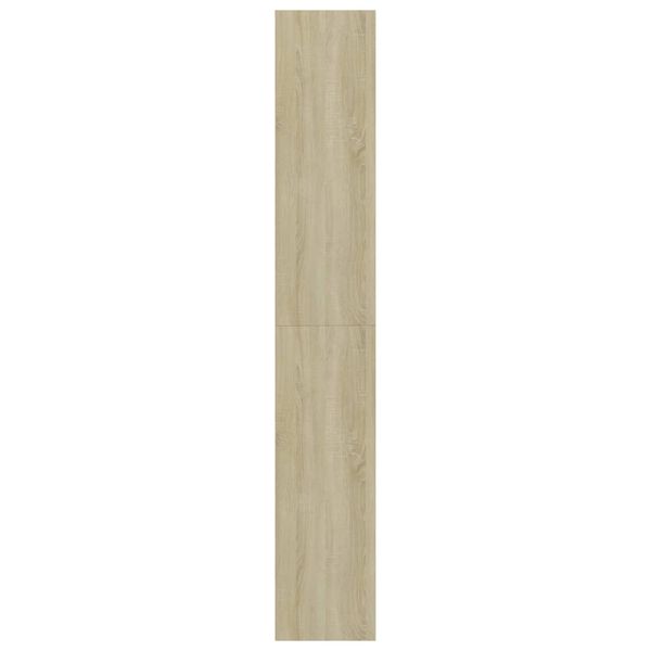 vidaXL Βιβλιοθήκη με 5 Ράφια Sonoma Δρυς 80 x 30 x 189 εκ. Επεξ. Ξύλο