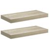 vidaXL &Rho;ά&phi;&iota;&alpha; &Tau;&omicron;ί&chi;&omicron;&upsilon; 2 &tau;&epsilon;&mu;. &Chi;&rho;ώ&mu;&alpha; &Delta;&rho;&upsilon;ό&sigmaf; 50x23x3,8 &epsilon;&kappa;. MDF