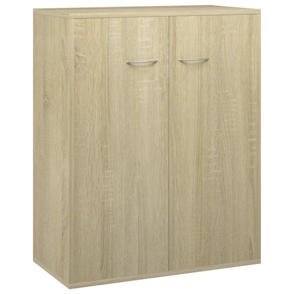 vidaXL Ντουλάπι Sonoma Δρυς 60 x 30 x 75 εκ. από Επεξ. Ξύλο