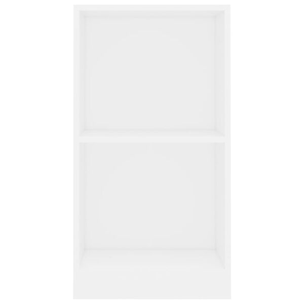 vidaXL Βιβλιοθήκη Λευκή 40x24x75 εκ. από Επεξ. Ξύλο