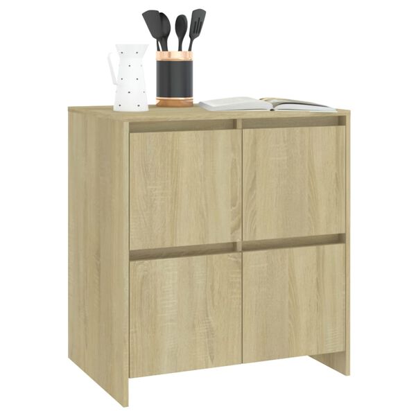 vidaXL Μπουφές Sonoma Δρυς 70x41x75 εκ. από Επεξεργασμένο Ξύλο