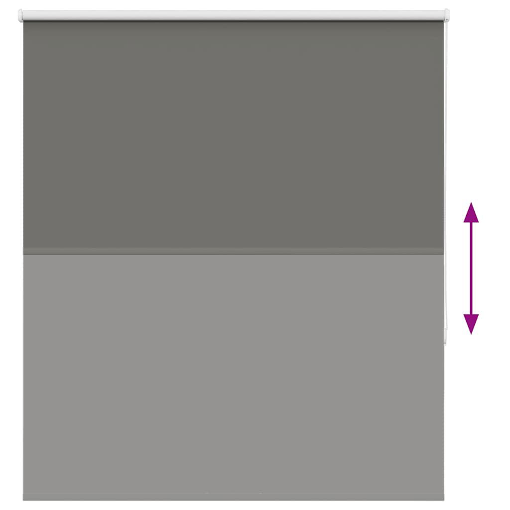 vidaXL Ρολέρ Μπλακάουτ γκρί 120x150 cm Πλάτος υφάσματος 116,6 cm