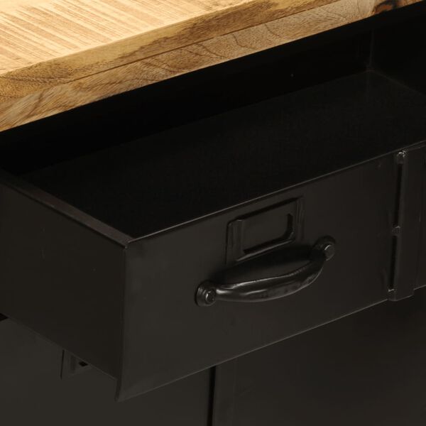 vidaXL Ντουλάπι 55 x 30 x 71 εκ. από Μασίφ Ξύλο Μάνγκο