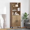vidaXL Highboard Artisan Oak 69,5 x 34 x 180 &epsilon;&kappa;. &Epsilon;&pi;&epsilon;&xi;&epsilon;&rho;&gamma;&alpha;&sigma;&mu;έ&nu;&omicron; &xi;ύ&lambda;&omicron;