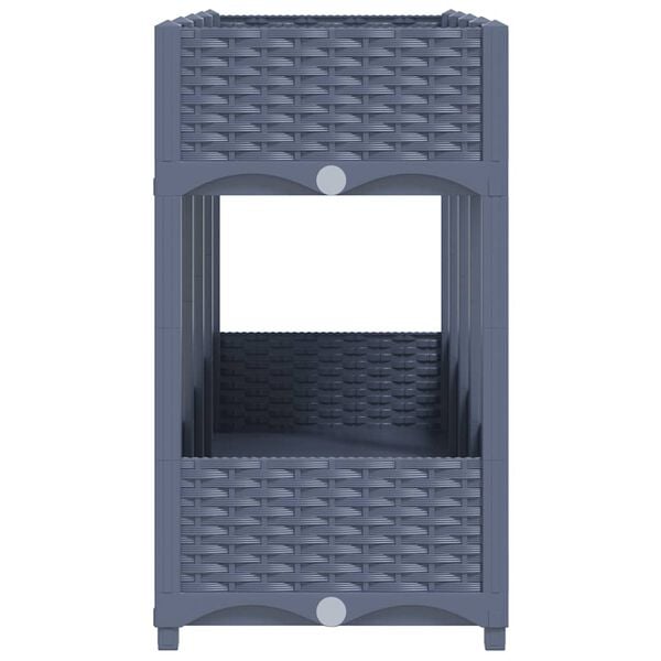 vidaXL Ζαρντινιέρα 160 x 40 x 71 εκ. από Πολυπροπυλένιο