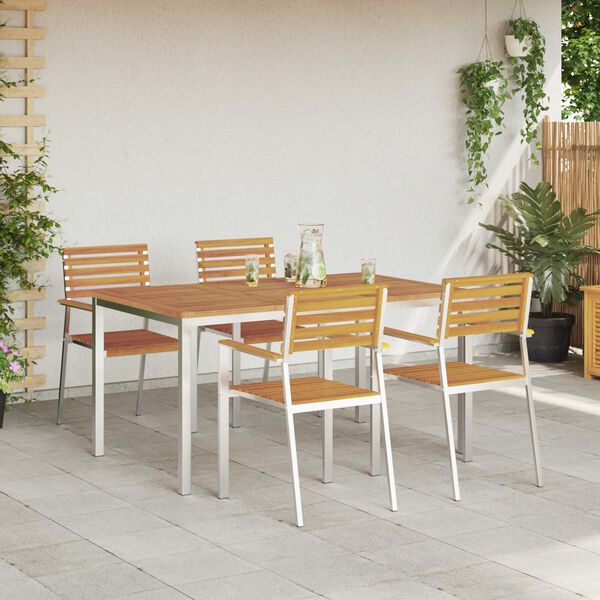 vidaXL Σέτ φαγητού για κήπο 5 pcs