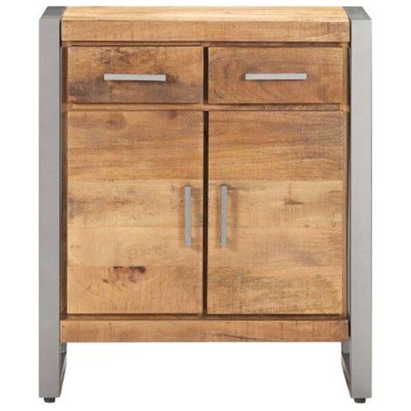 vidaXL Ντουλάπι 60 x 35 x 72 εκ. από Ακατέργαστο Ξύλο Μάνγκο