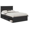 vidaXL &Sigma;&kappa;&epsilon;&lambda;&epsilon;&tau;ό&sigmaf; &Kappa;&rho;&epsilon;&beta;&alpha;&tau;&iota;&omicron;ύ &Mu;&alpha;ύ&rho;&omicron; 135 x 190 cm &Sigma;&tau;&epsilon;&rho;&epsilon;ά &xi;&upsilon;&lambda;&epsilon;ί&alpha; &pi;&epsilon;ύ&kappa;&omicron;&upsilon;