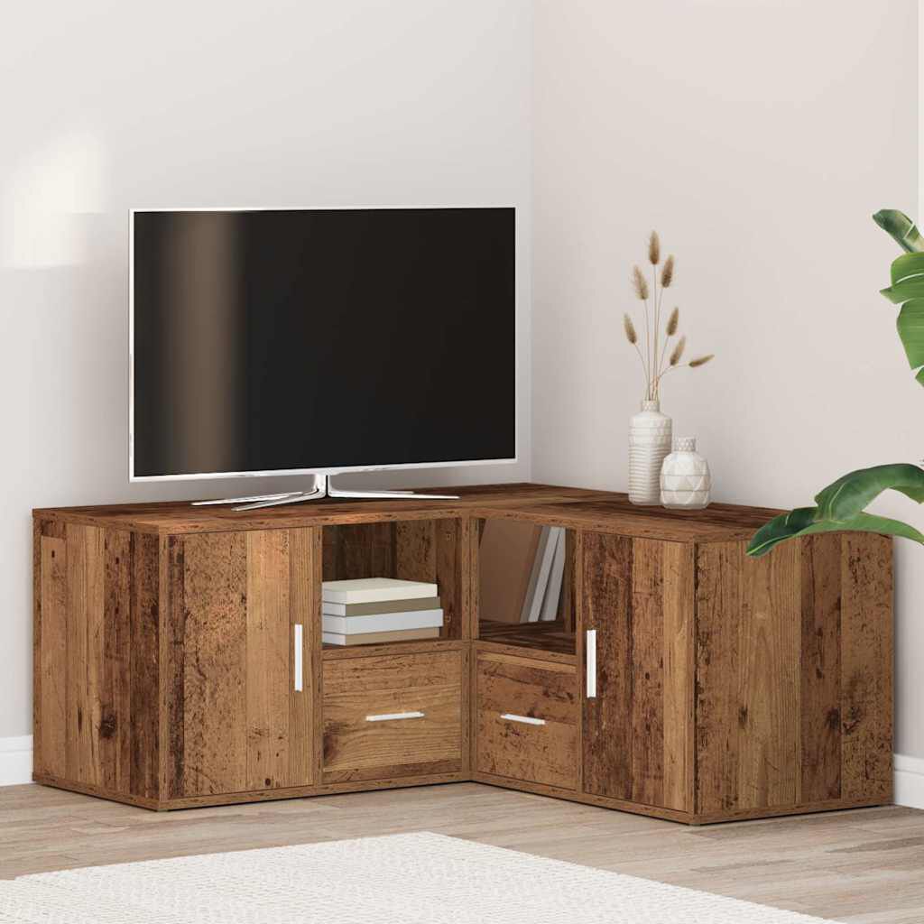 vidaXL Ντουλάπι Γωνιακό Όψη Παλαιού Ξύλου 160x40x45 εκ. από Επεξ. Ξύλο