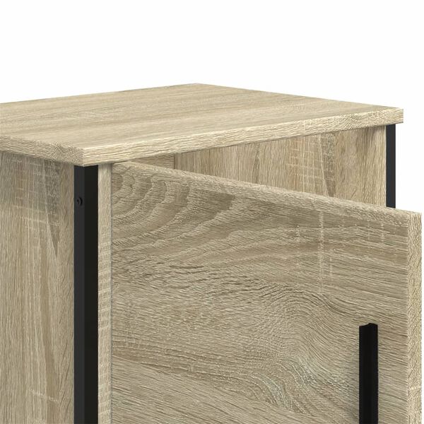 vidaXL Κομοδίνα 2 τεμ. Sonoma Δρυς 40 x 30 x 40 εκ. από Επεξ. Ξύλο