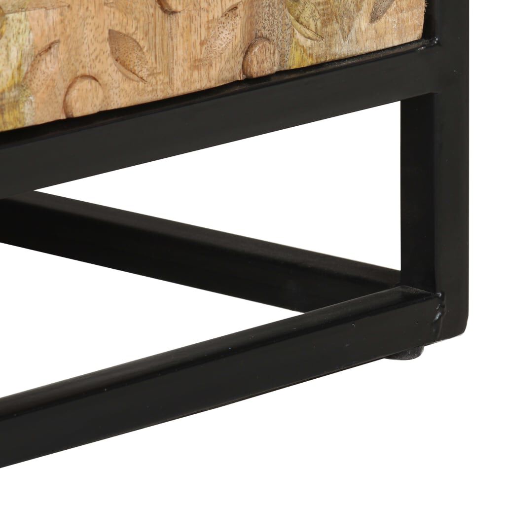 vidaXL Ντουλάπι Σκαλιστό στο Χέρι 60x35x75 εκ. από Μασίφ Ξύλο Μάνγκο