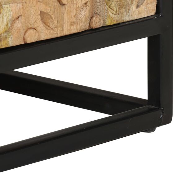 vidaXL Ντουλάπι Σκαλιστό στο Χέρι 60x35x75 εκ. από Μασίφ Ξύλο Μάνγκο