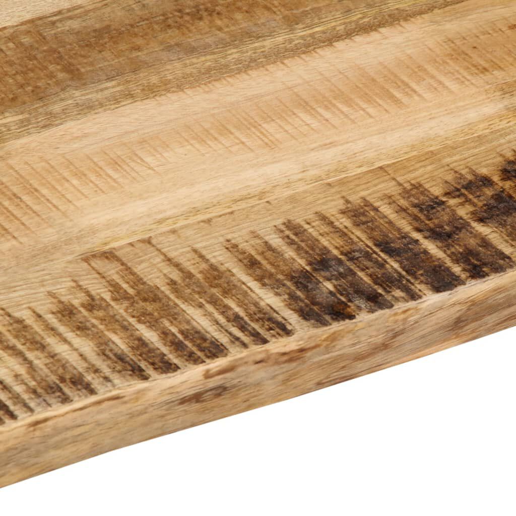 vidaXL Επιφάνεια Τραπεζιού 90x40x3,8 εκ. Live Edge Μασίφ Ξύλο Μάνγκο