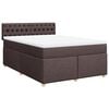 vidaXL &Kappa;&rho;&epsilon;&beta;ά&tau;&iota; Boxspring &mu;&epsilon; &Sigma;&tau;&rho;ώ&mu;&alpha; &Sigma;&kappa;&omicron;ύ&rho;&omicron; &Kappa;&alpha;&phi;έ 160x200 &epsilon;&kappa; &Upsilon;&phi;&alpha;&sigma;&mu;ά&tau;&iota;&nu;&omicron;