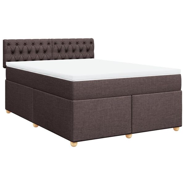 vidaXL &Kappa;&rho;&epsilon;&beta;ά&tau;&iota; Boxspring &mu;&epsilon; &Sigma;&tau;&rho;ώ&mu;&alpha; &Sigma;&kappa;&omicron;ύ&rho;&omicron; &Kappa;&alpha;&phi;έ 160x200 &epsilon;&kappa; &Upsilon;&phi;&alpha;&sigma;&mu;ά&tau;&iota;&nu;&omicron;