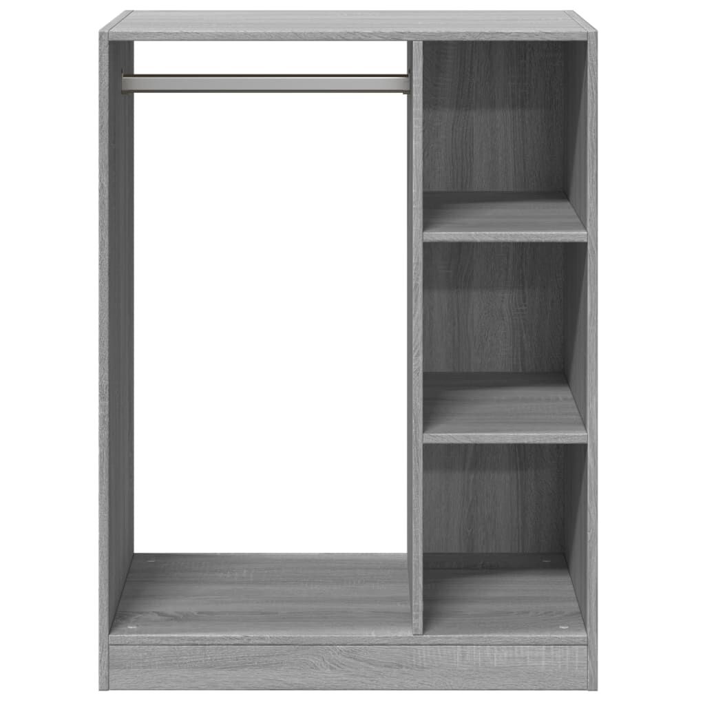 vidaXL Ντουλάπα Γκρι Sonoma 77x48x102 εκ. από Επεξεργασμένο Ξύλο